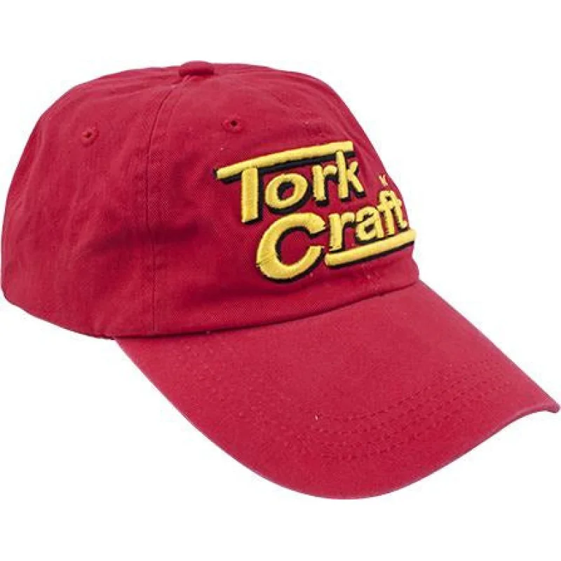 TORK CRAFT BASE BALL CAP RED ONE SIZE FITS ALL