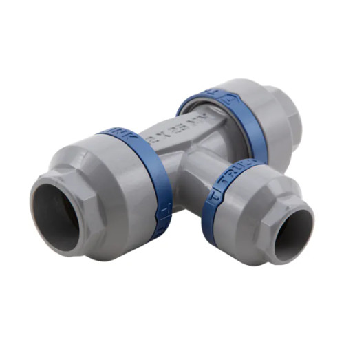 AST TP10-40-25 Push to Connect Reducing Tee - 40 mm x 25 mm