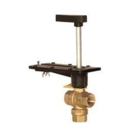 Honeywell VBN3FPPX0000 3-Way Ball Valve Brass Profile Body DCA 57Cv 2" NPT