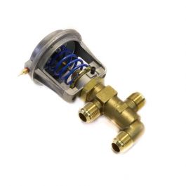 Honeywell VP522A1047 3/4" 3-Way Mixing Valve 7/8" OD Flare, 4.0Cv Port A, 2.5 Cv Port B