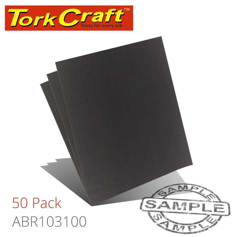WATER PAPER 230 X 280MM 100 GRIT WET & DRY 50 PER PACK (DIY)