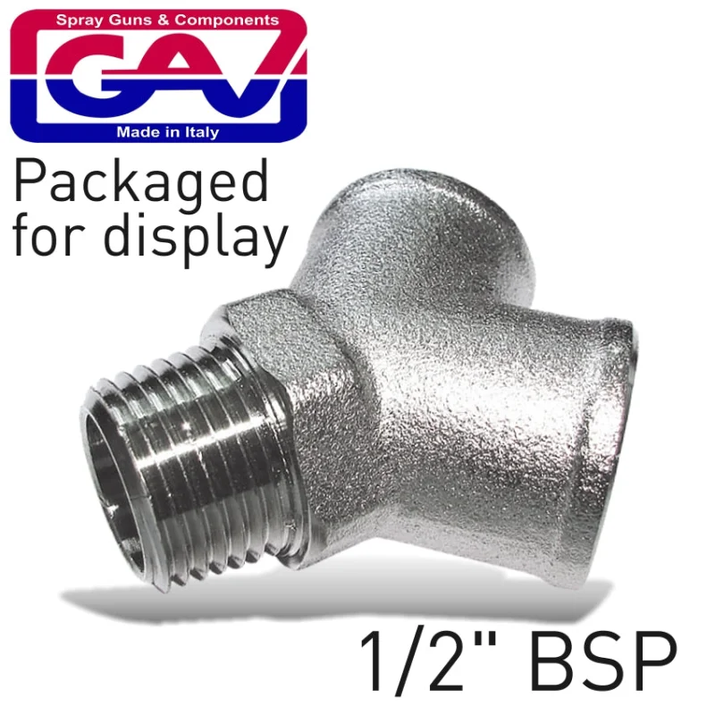 Y CONNECTOR MFF 1/2′ PACKAGED