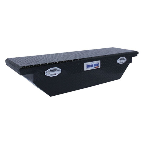 Better Built 79211057 63 in. Low Profile Wedge Saddle Truck Box - Gloss Black